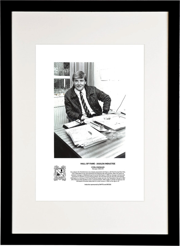 HOF Frame Mock Up Cyril Knowles