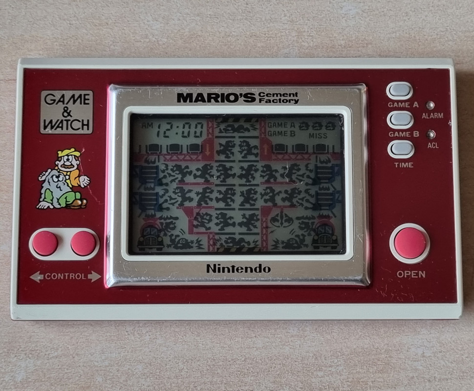 NINTENDO GAME & WATCH : MARIO'S CEMENT FACTORY ( ML-102