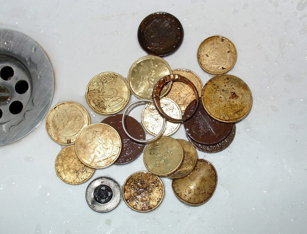 2014-06-11 - kolikkolöydöt lavuaarissa