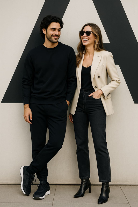 Fashion Duo Minimal по фото нейросеть