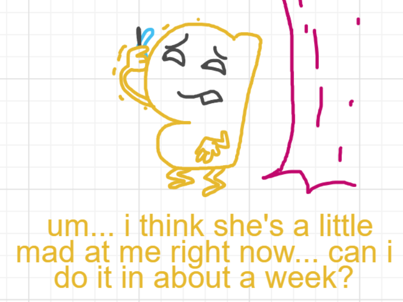 A panel from A Murder On The, episode six of the Board Boards object show by Furretwalk/WalkingFurret.