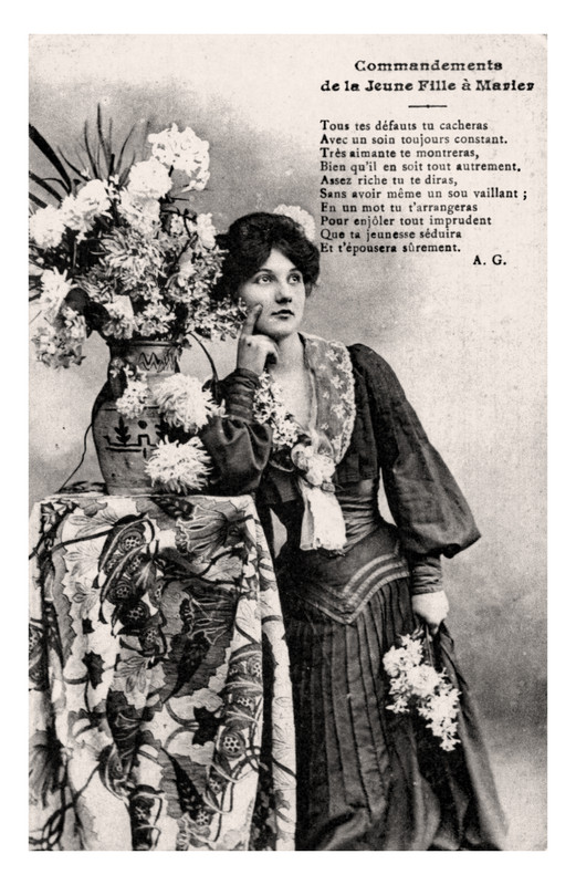 Commandements de la jeune fille à marier (AG)