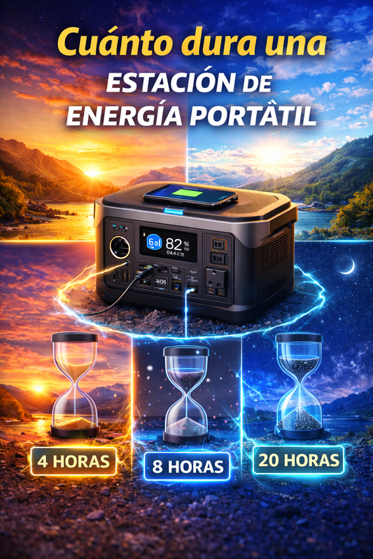 cuanto dura estacion energia portatil autonomia