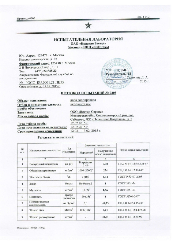 Испытательная лаборатория - Page 1
