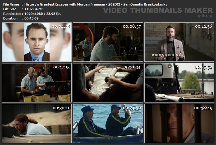 History's Greatest Escapes with Morgan Freeman - S02E03 - San Quentin Breakout.mkv
