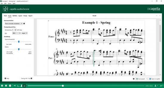 Capella Audio2score Pro 5.0