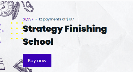 Julian Cole - Strategy Finishing School 2023