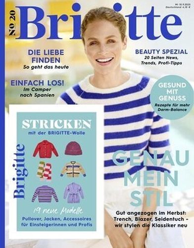 Cover: Brigitte Frauenmagazin No 20 vom 10  September 2025