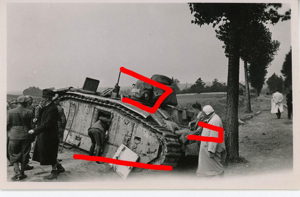Panzer Tank Frankreich Belgien- Kämpfe Foto