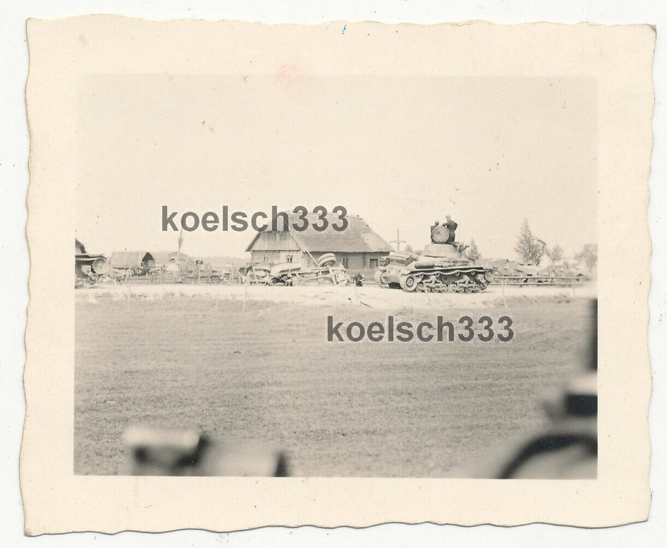 Foto Wehrmacht Panzer 35(t) tschechischer Skoda LT vz. 35 Tank Ostfront Russland