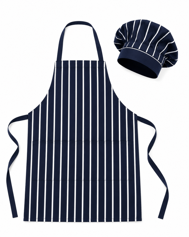 Female Chef Wearing Apron and Hat