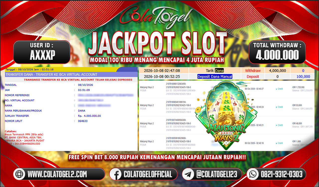 JACKPOT SLOT GACORR !!!