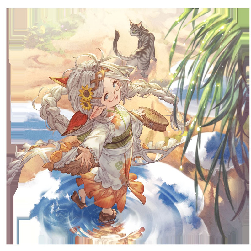 zahlhamelina-and-young-cat-granblue-fantasy-a9e99a41ddea7bf645dfec788f9089b4-1
