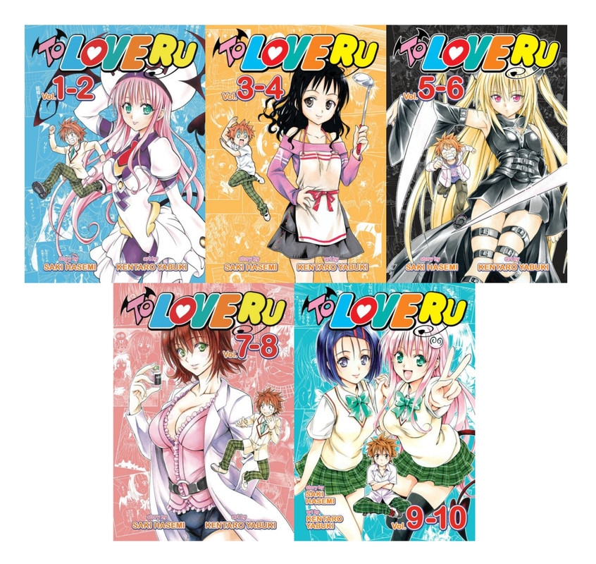 MANGA To Love RU OMNIBUS Set Books 1-10 in 5 Volumes