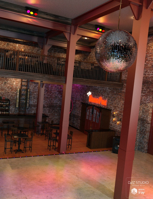 00 main the brass pole nightclub daz3d