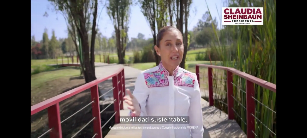 Sheinbaum le apuesta al medio ambiente en nuevo spot de precampaña