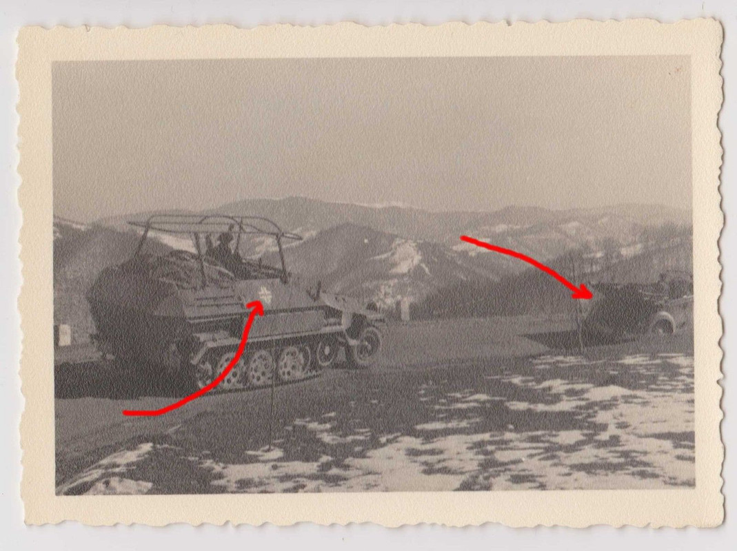 Original Foto Schützenpanzerwagen Sd. Kfz. 251-3