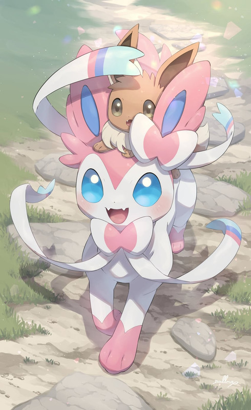 eevee-and-sylveon-pokemon-drawn-by-nullm