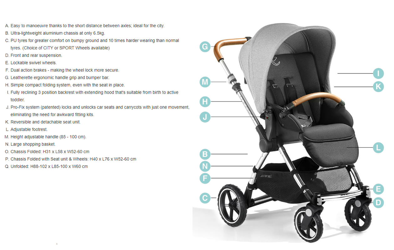 jane minnum pushchair
