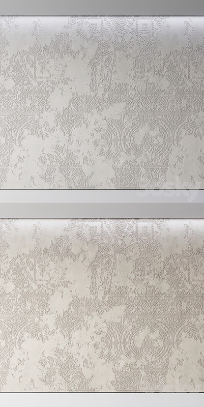 Concrete pattern wall