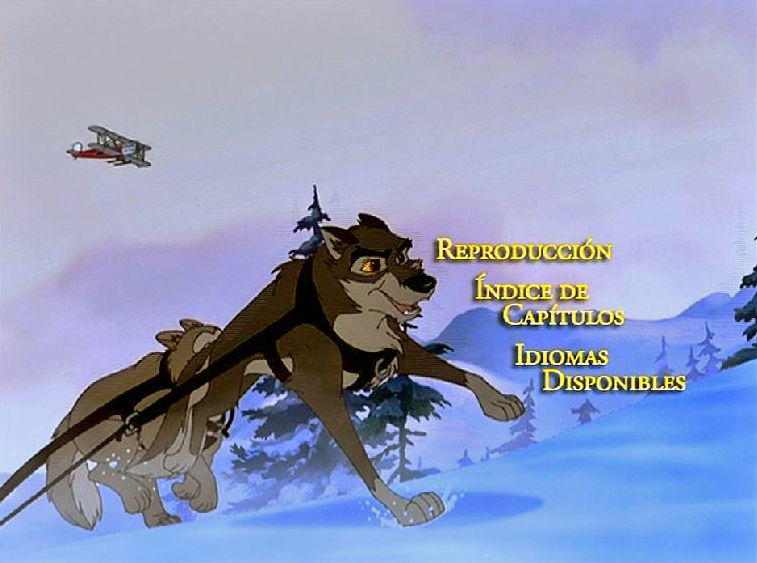 BALTO III WINGS OF CHANGE MENU - Balto 3: Rescate del avión perdido [2004] [Aventuras] [DVD9] [PAL] [Leng. ESP/POR/ITA/ENG] [Subt. No contiene]