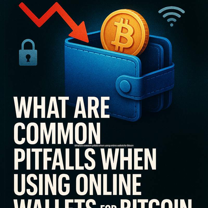 What are common pitfalls when using online wallets for Bitcoin