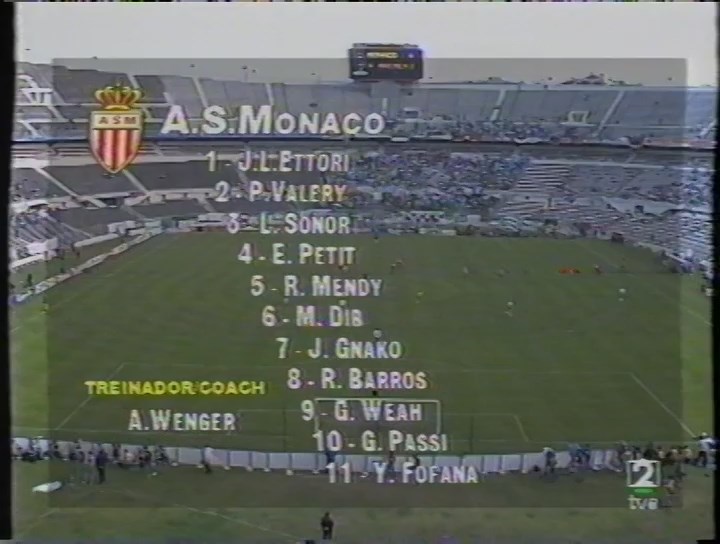 Recopa de Europa 1991/1992 - Final - AS Mónaco Vs. Werder Bremen (544p) (Castellano) 1