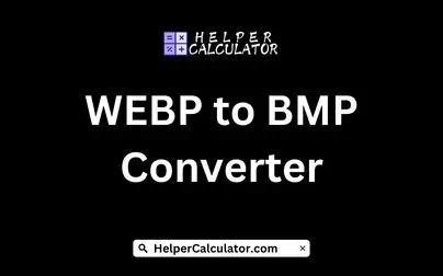 WEBP to BMP Converter