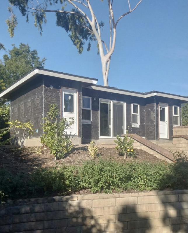 View of a custom home kitchen and dining area