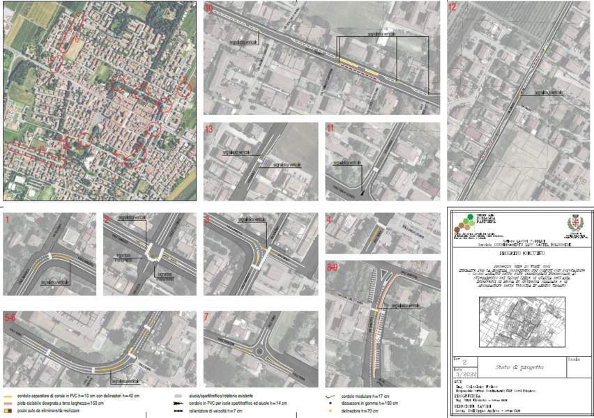 Procedono i lavori di messa in sicurezza degli incroci pericolosi e delle strade comunali