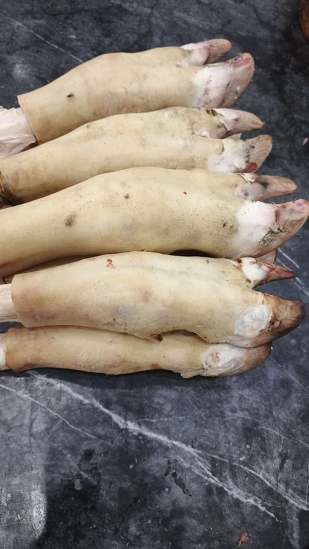 Fresh Cleaned Veal Trotters (Paya)