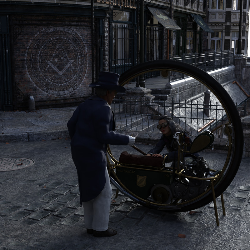 Steampunk Unicycle big 03