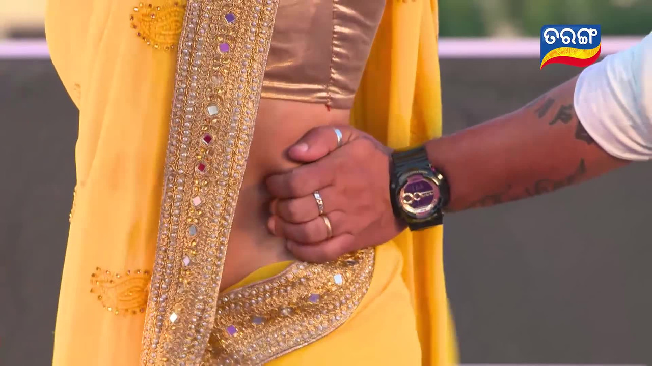 odia Serial hot Navel press_3