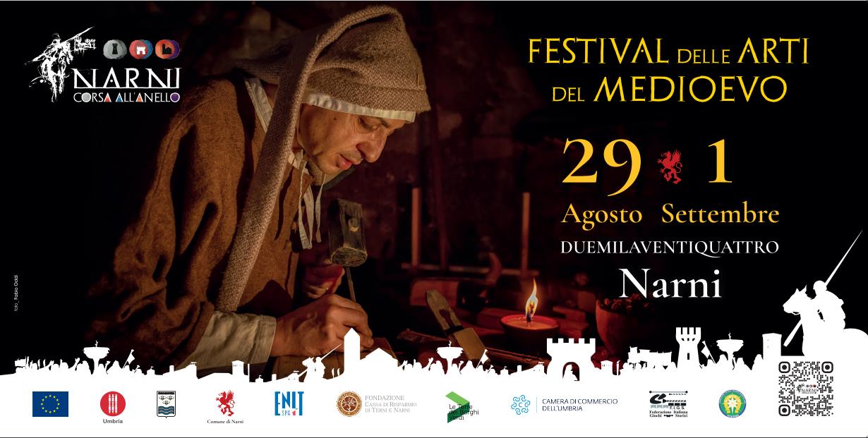 Torna a Narni il Festival delle arti del Medioevo, appuntamento dal 29 agosto al primo settembre per immergersi nelle caratteristiche atmosfere trecentesche Torna a Narni il Festival delle arti del Medioevo, appuntamento dal 29 agosto al primo settembre per immergersi nelle caratteristiche atmosfere trecentesche