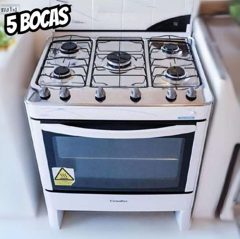 Fogão 5 Bocas Esmaltec Ágata – Acendimento Automático Branco