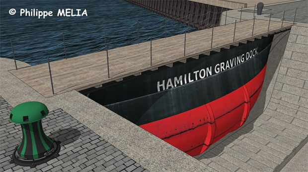 nomadic - Dio : SS Nomadic [impression 3D 1/200°] de Iceman29 - Page 4 Hamilton-Dock02