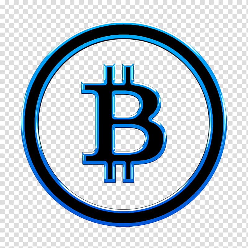 bitcoin icon business icon symbol logo electric blue png clipart
