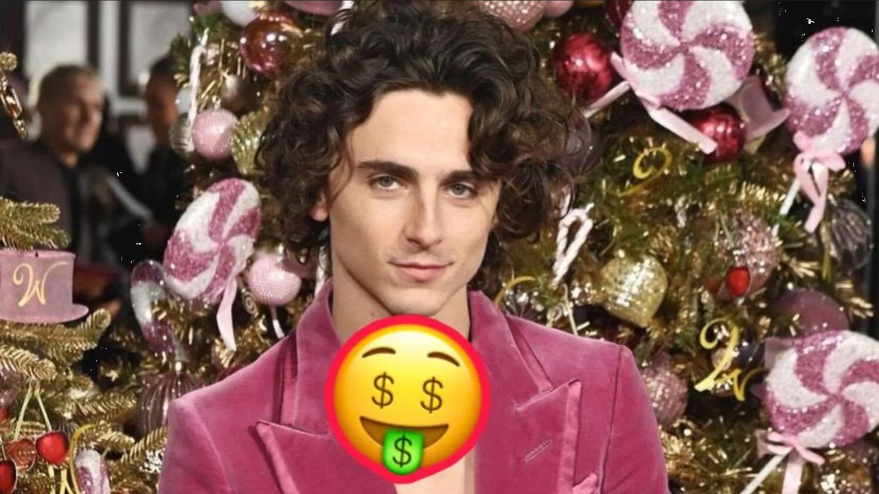 Timothée Chalamet usó collar un collar de piedras carísimas en el estreno de Wonka