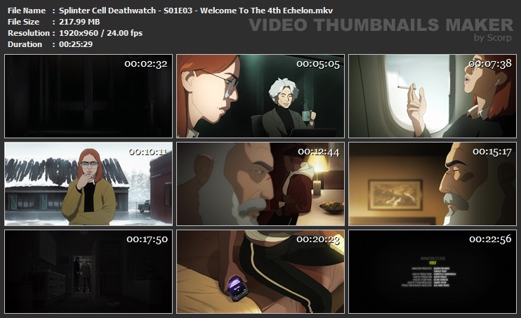 Splinter Cell Deathwatch S01E03 Welcome To The 4th Echelon mkv