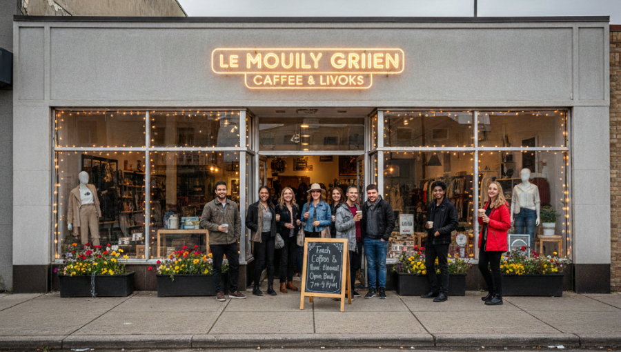 Devanture attrayante