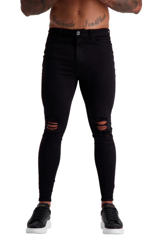 muscle fit jeans