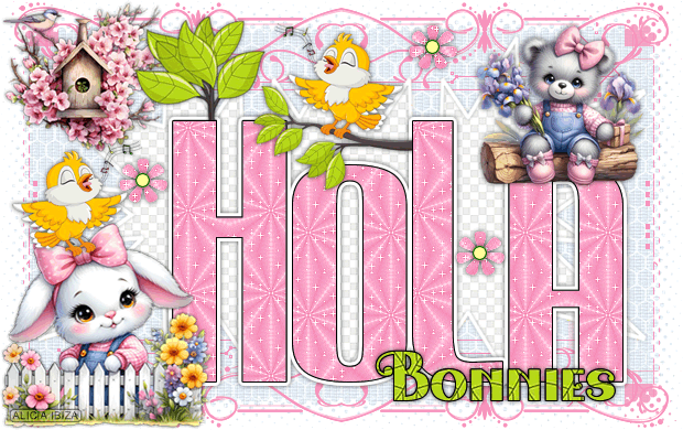 Hola Pajaritos Felices bonnies