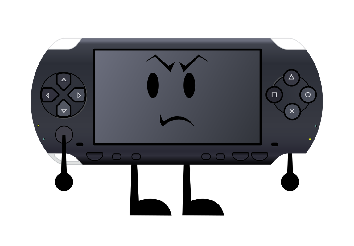 PlayStation Portable (Full Body BFDI Style) - Angry Left
