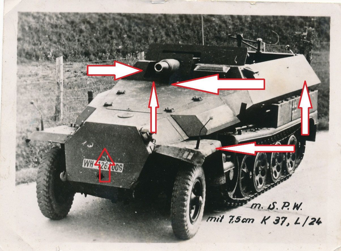 Panzerspähwagen mit 7,5 cm K37 Sonder K.F.Z.