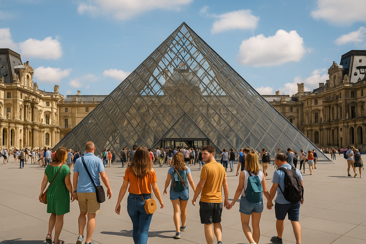 Hero background image of the Louvre