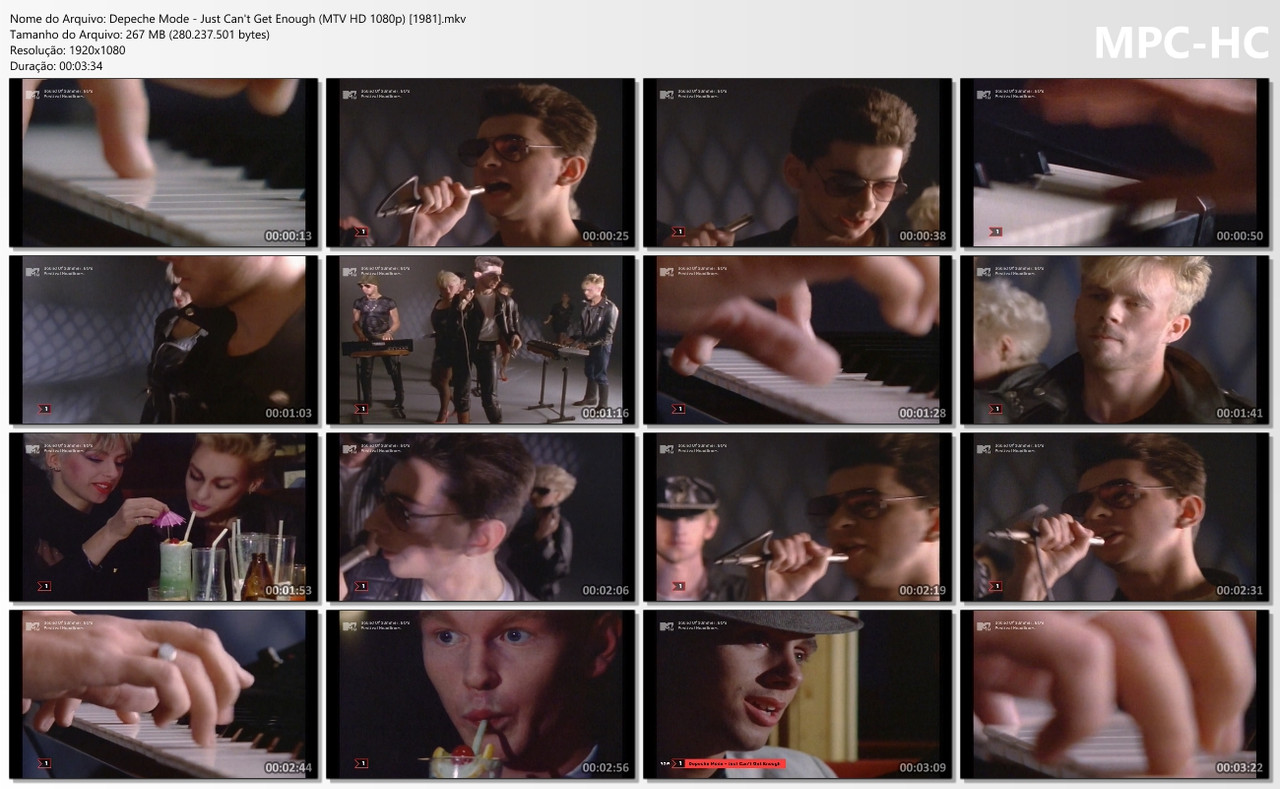 Depeche Mode - Just Can't Get Enough (MTV HD 1080p) [1981]