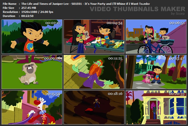 The Life and Times of Juniper Lee - S01E01 - It's Your Party and I'll Whine if I Want To.mkv