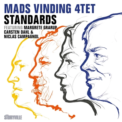 Mads Vinding 4tet • Standards (2017)  .flac  96.0 kHz/24 bit