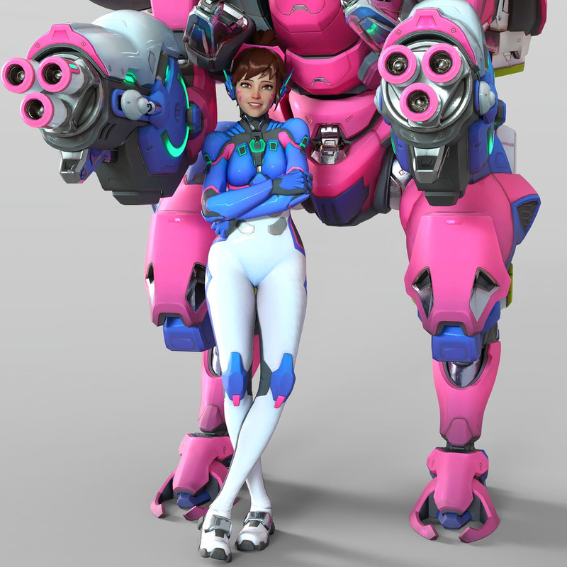 D.Va 2 and Tokki for Genesis 8 Female