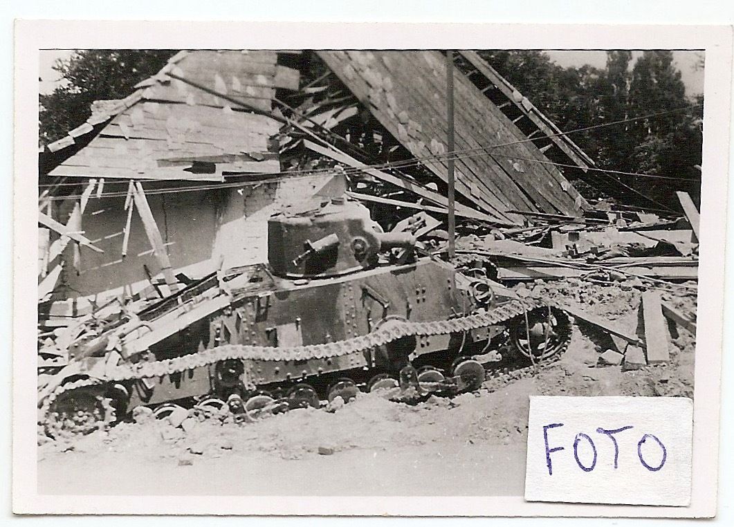 WW2 MILITÄR BELGIEN BELGISCHER PANZER TANK BEUTE